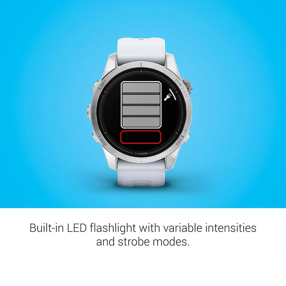 Garmin Epix Pro (Gen 2) 42mm Glass Stainless Steel Whitestone + 2 Year Warranty - Image 7