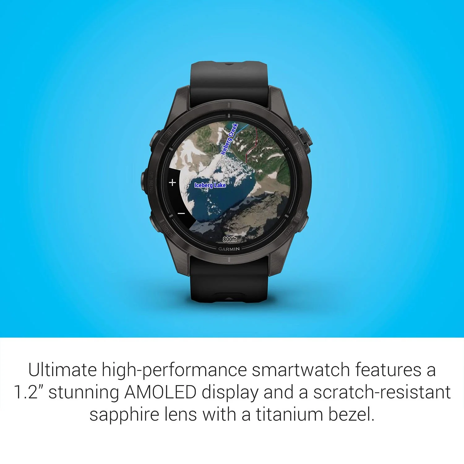 Garmin Epix Pro (Gen 2), 42mm, Sapphire, Carbon Gray DLC Titanium, Black - Image 4