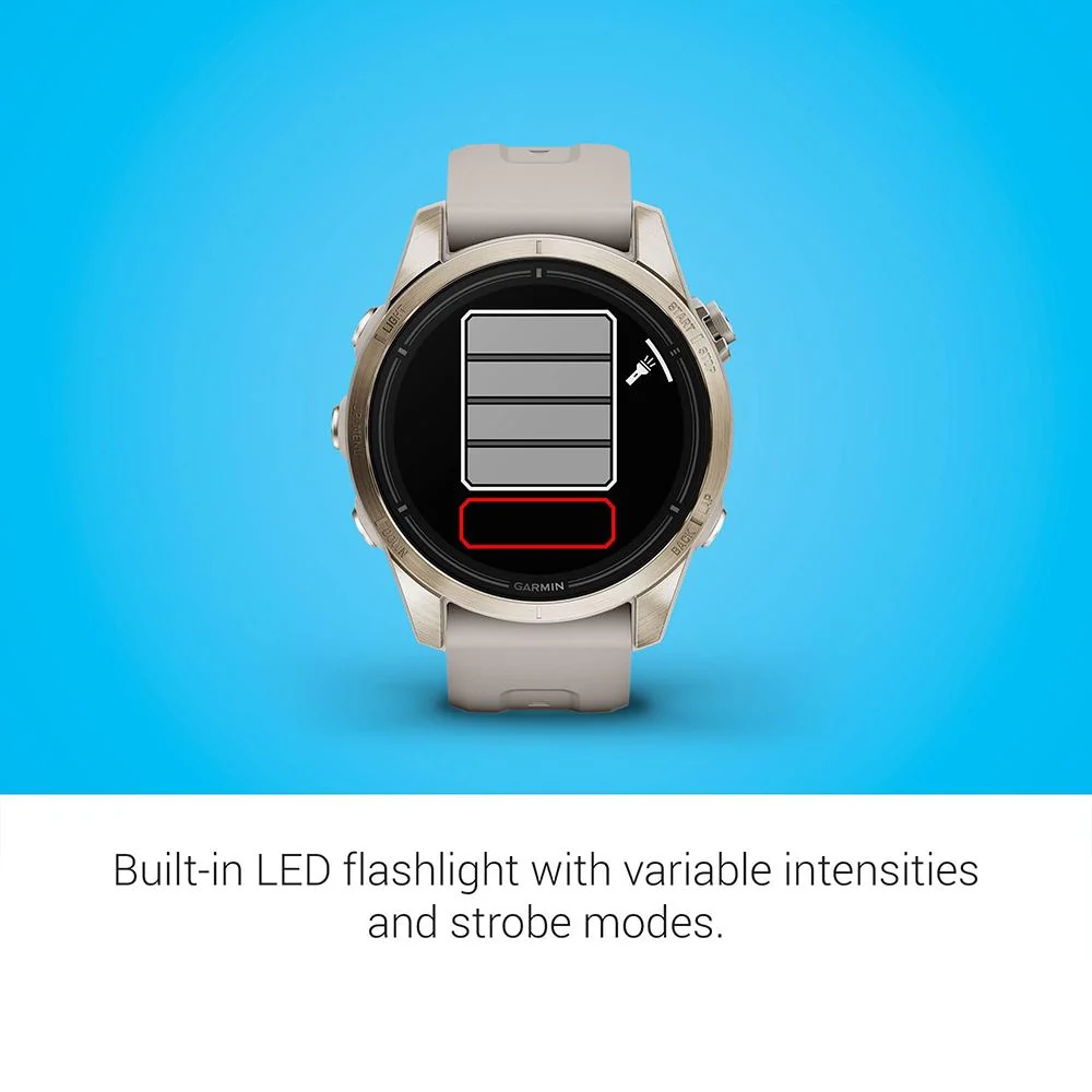 Garmin Epix Pro (Gen 2) 42mm Sapphire Soft Gold Steel Sand with 2 Year Warranty - Image 7