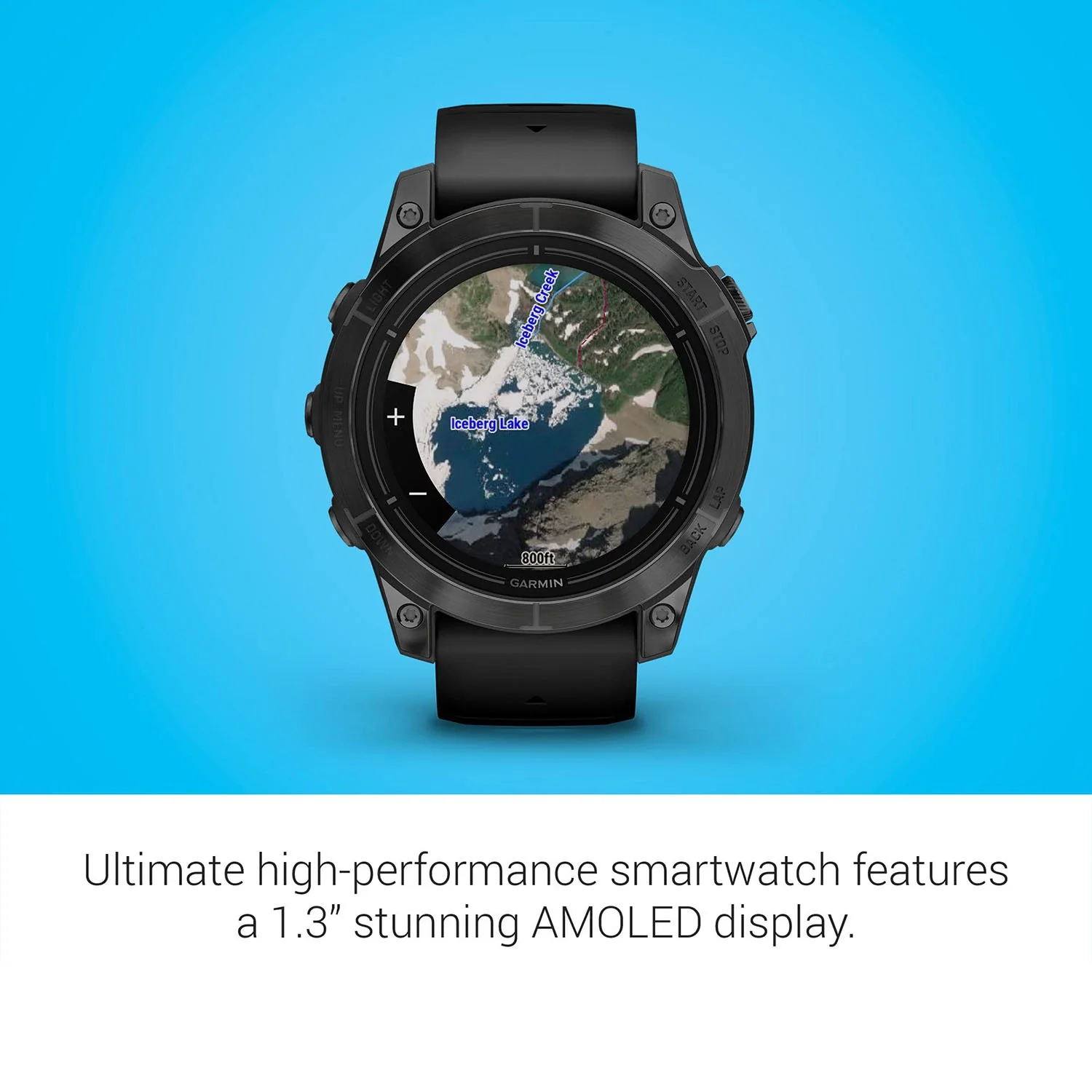 Garmin Epix Pro (Gen 2), 47mm, Sapphire, Carbon Gray DLC Titanium, Black - Image 4