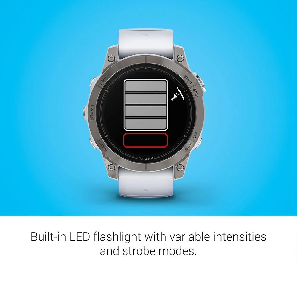Garmin Epix Pro (Gen 2) 47mm Sapphire Titanium Whitestone with 2 Year Warranty - Image 7