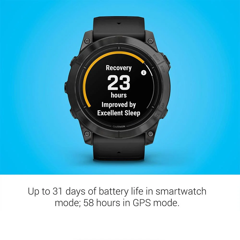 Garmin Epix Pro (Gen 2) 51mm Glass Slate Gray Steel Black with 2 Year Warranty - Image 5