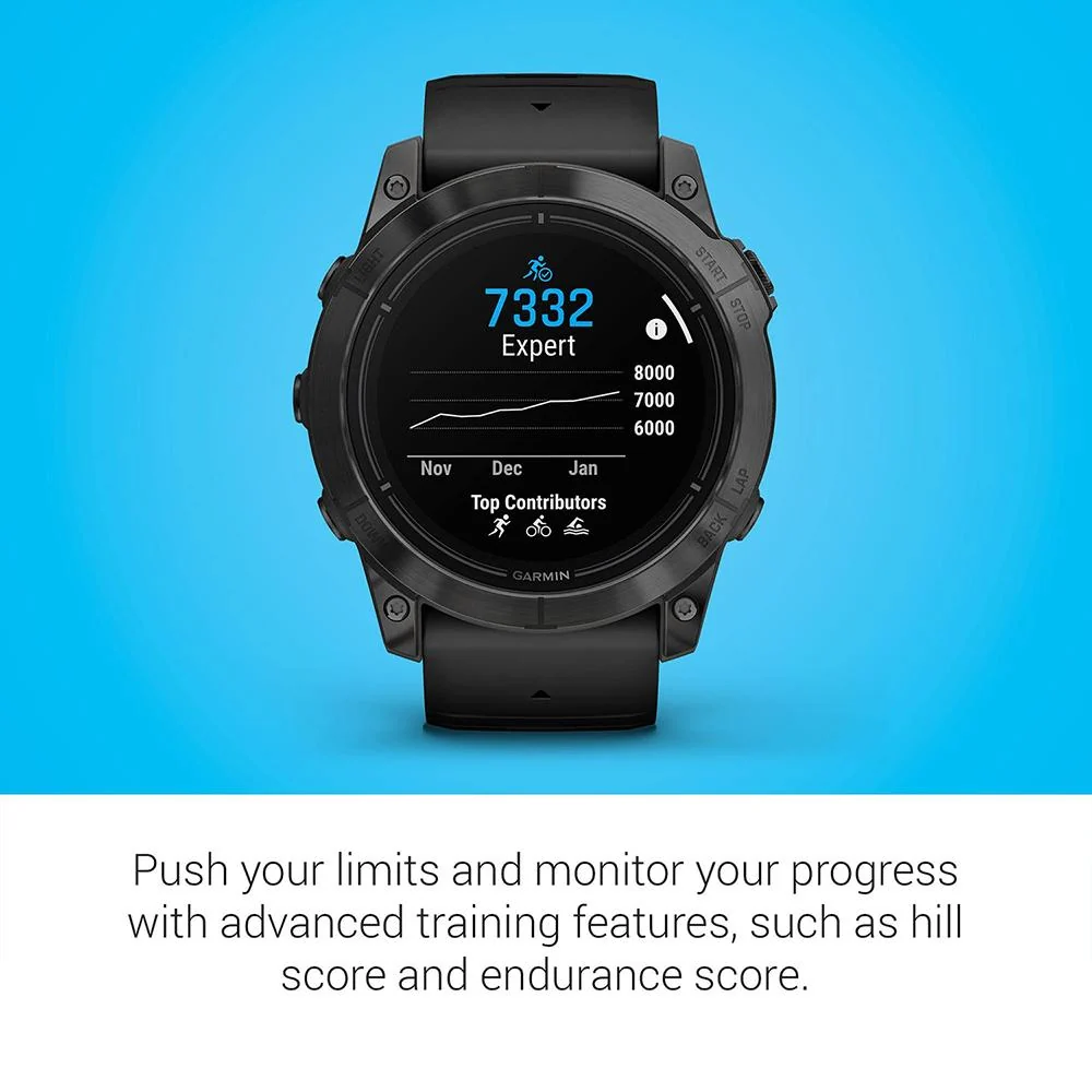 Garmin Epix Pro (Gen 2) 51mm Glass Slate Gray Steel Black with 2 Year Warranty - Image 8