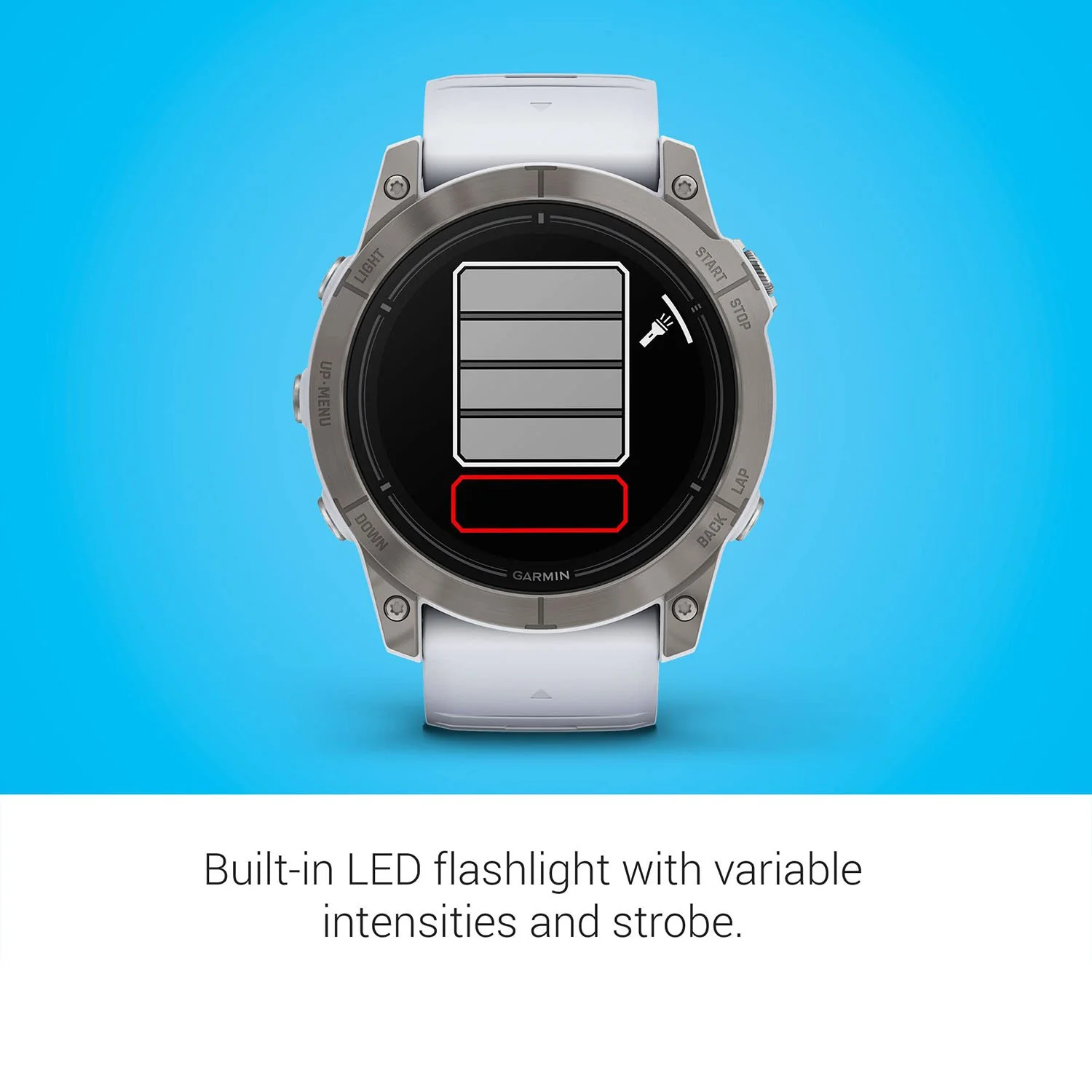 Garmin Epix Pro (Gen 2), 51mm, Sapphire, Titanium with Whitestone Band - Image 5