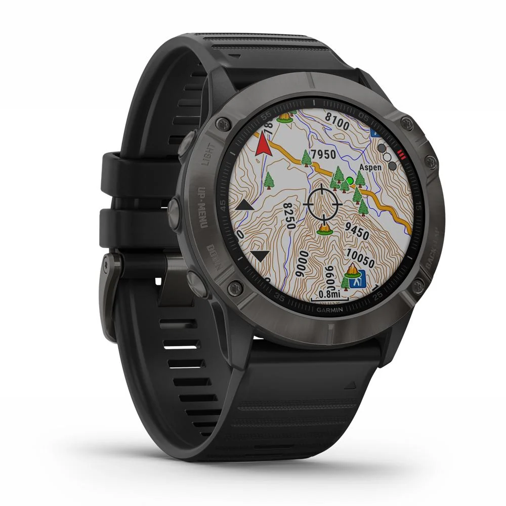 Garmin fenix 6X Sapphire Multisport GPS Smartwatch (Carbon Gray DLC) - Image 2