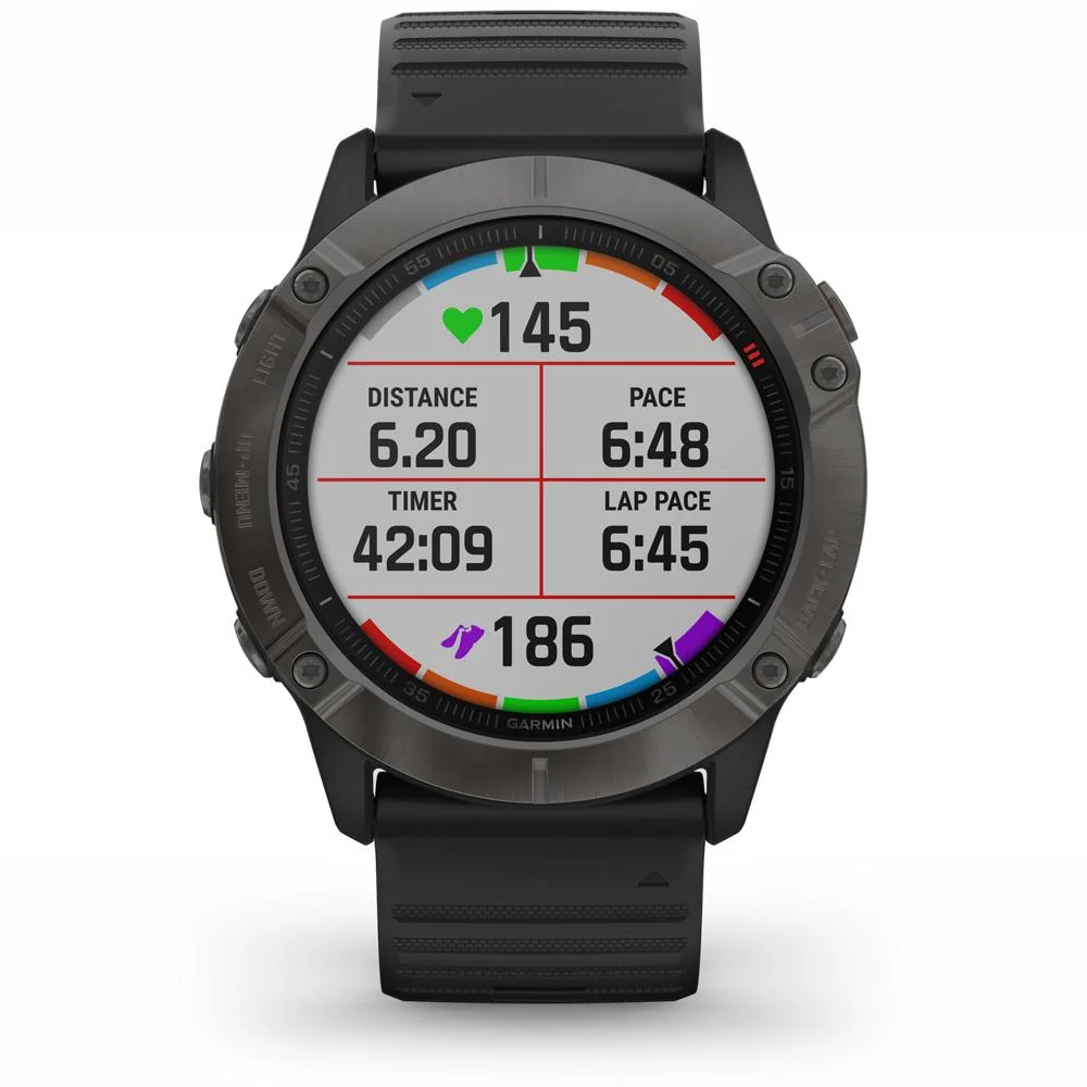 Garmin fenix 6X Sapphire Multisport GPS Smartwatch (Carbon Gray DLC) - Image 5