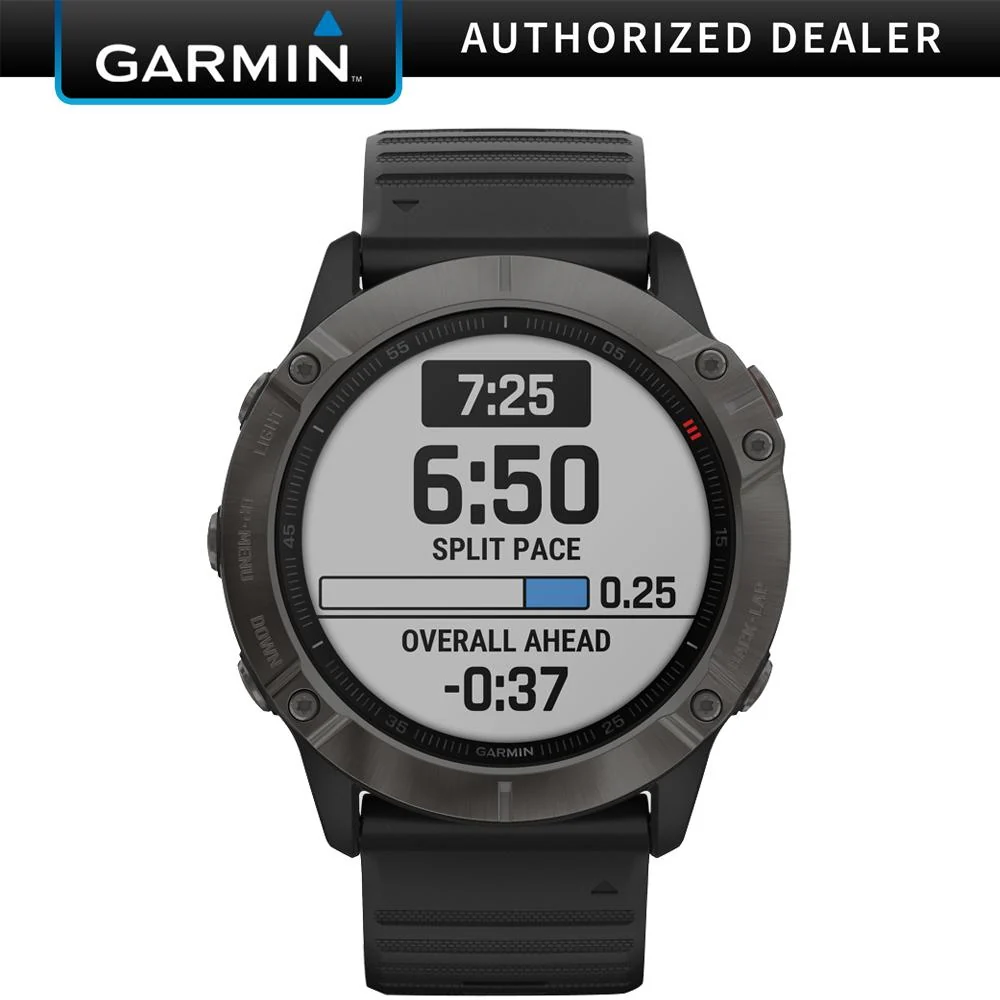 Garmin fenix 6X Sapphire Multisport GPS Smartwatch (Carbon Gray DLC) - Image 8