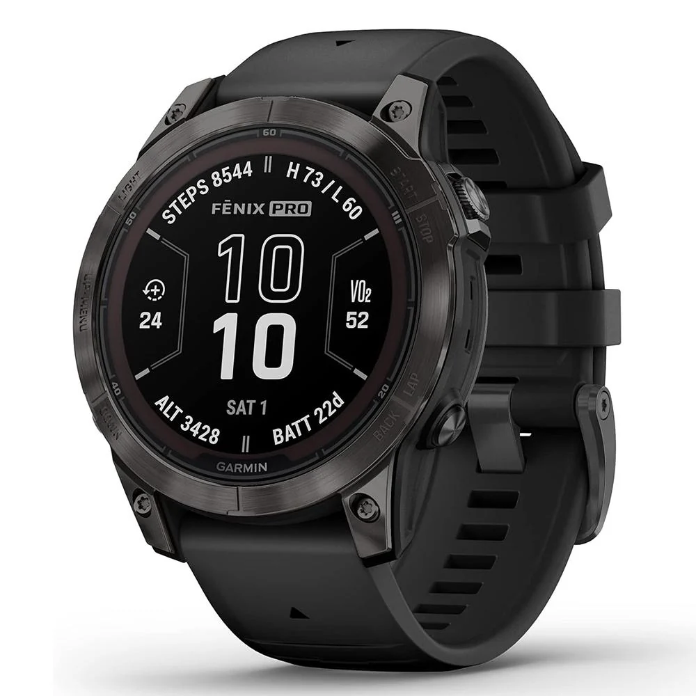 Garmin fenix 7 Pro Sapphire Solar, GPS Smartwatch Black + Charging Dock Bundle - Image 5