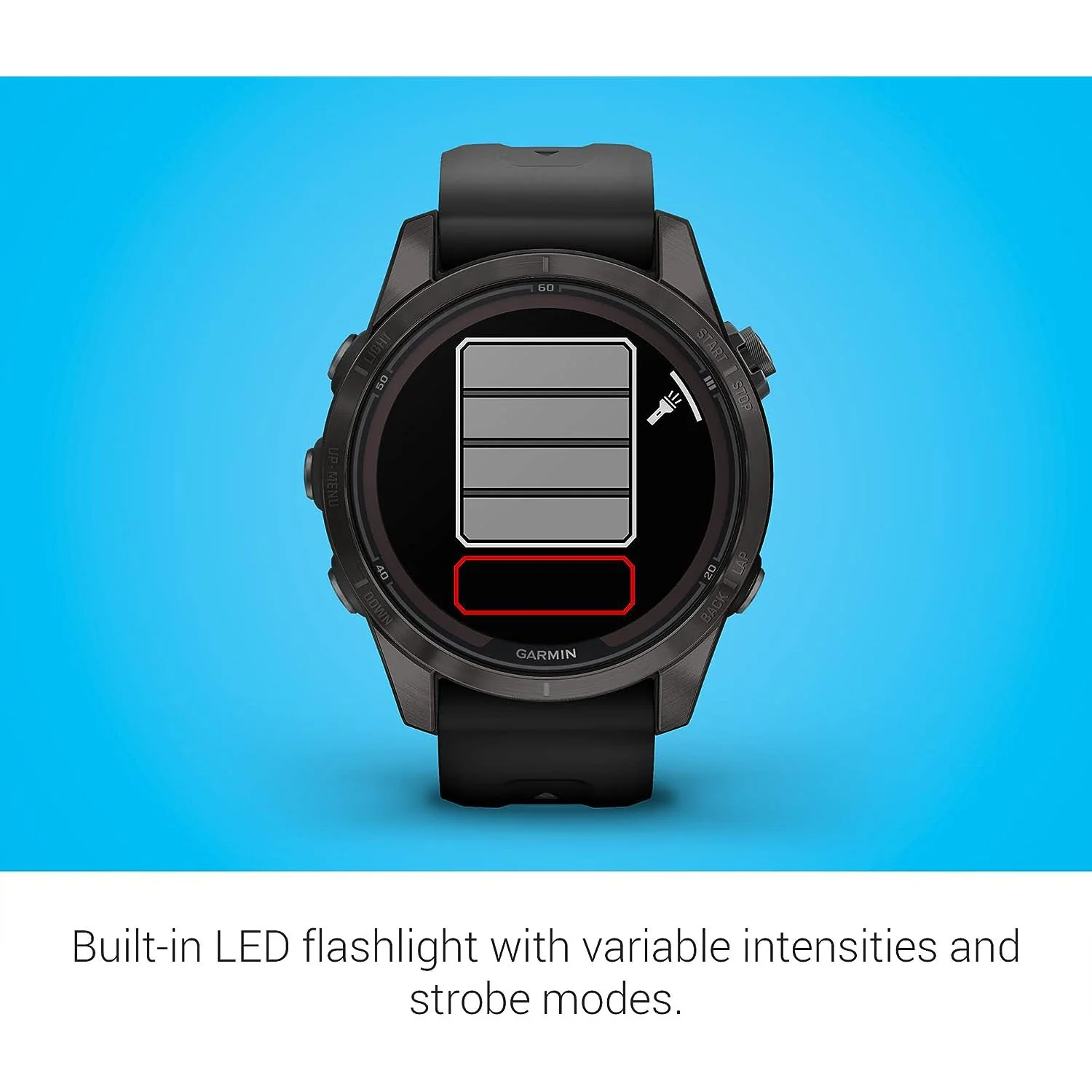 Garmin fenix 7S Pro Solar, Sapphire, Carbon Gray DLC Titanium, Black + 2 Year Warranty - Image 7