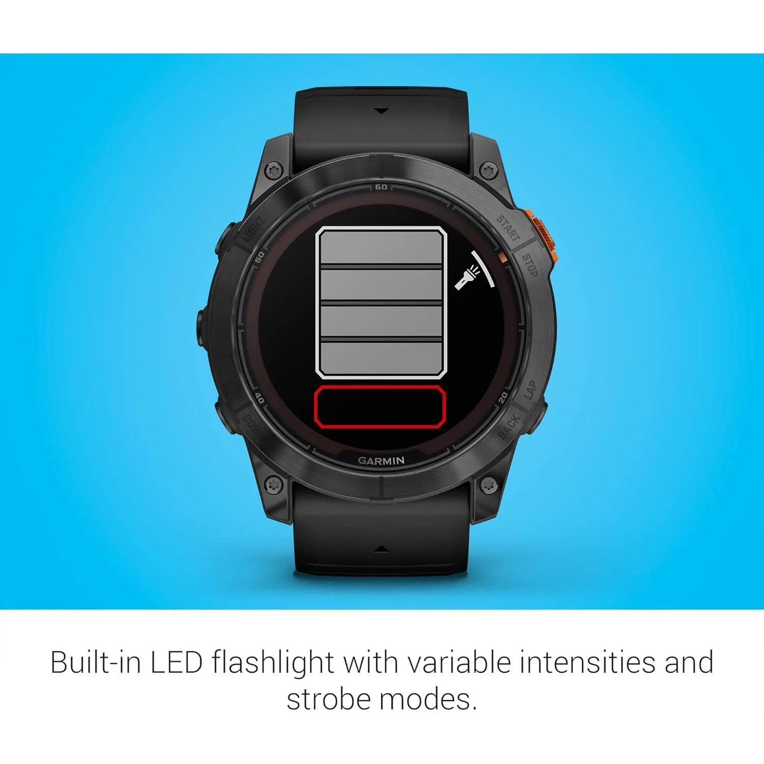 Garmin fenix 7X Pro Solar, Glass, Slate Gray Steel, Black + 2 Year Warranty Pack - Image 7