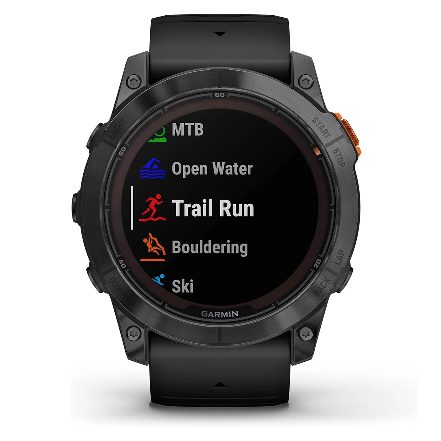 Garmin fenix 7X Pro Solar, Glass, Slate Gray Steel, Black - Image 3