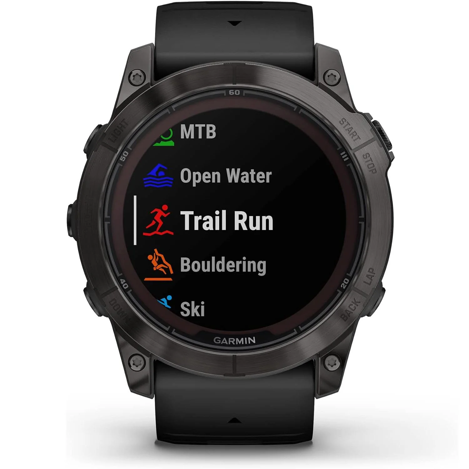 Garmin fenix 7X Pro Solar, Sapphire, Carbon Gray Titanium, Black - Image 2