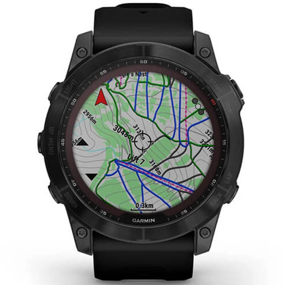 Garmin Fenix 7X Sapphire Solar Smartwatch Black w/ Black Band + 2 Year Warranty - Image 5