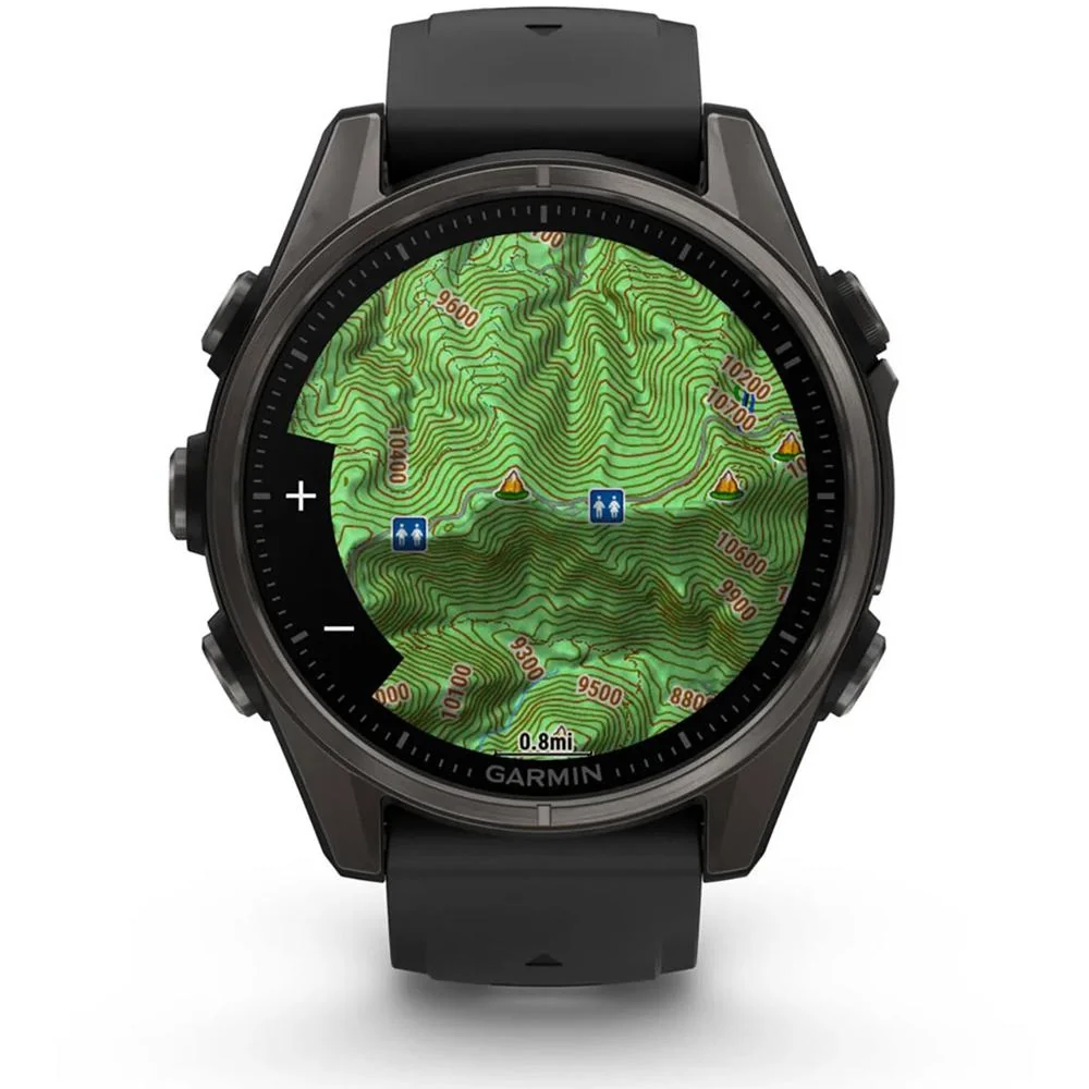 Garmin Fenix 8 43 mm, AMOLED, Sapphire, Carbon Gray DLC Titanium + Accessories Bundle - Image 5