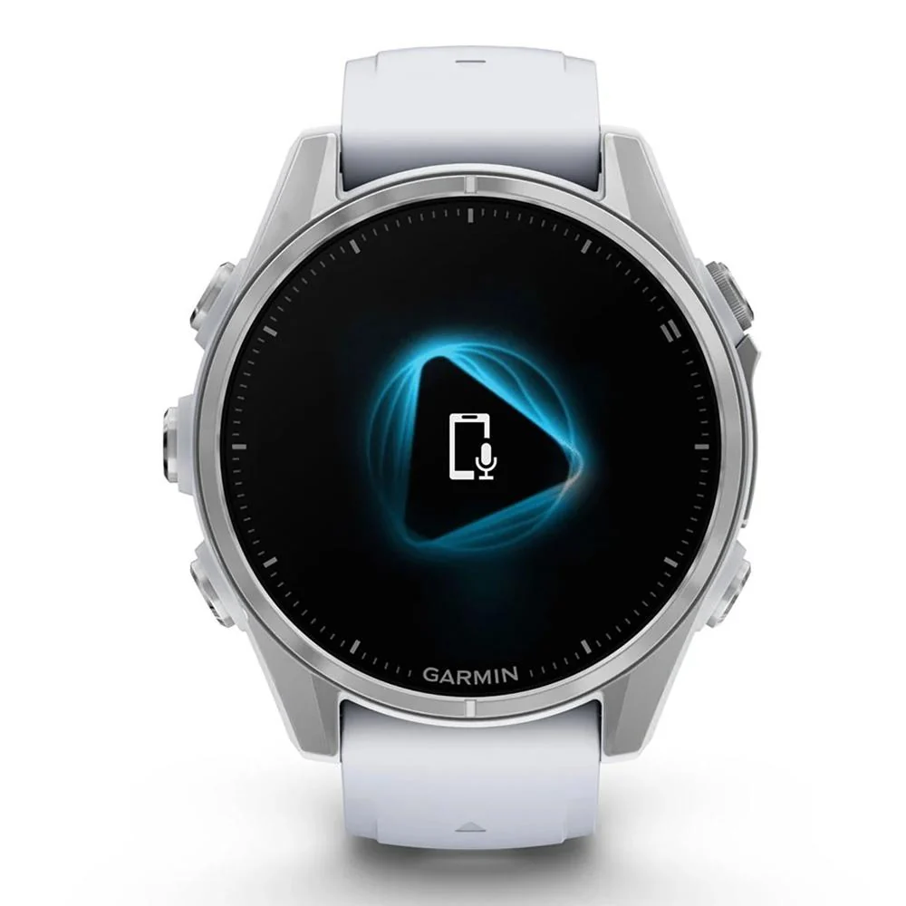 Garmin Fenix 8 43 mm, AMOLED, Silver with Whitestone Band + 20mm Band Bundle - Image 4