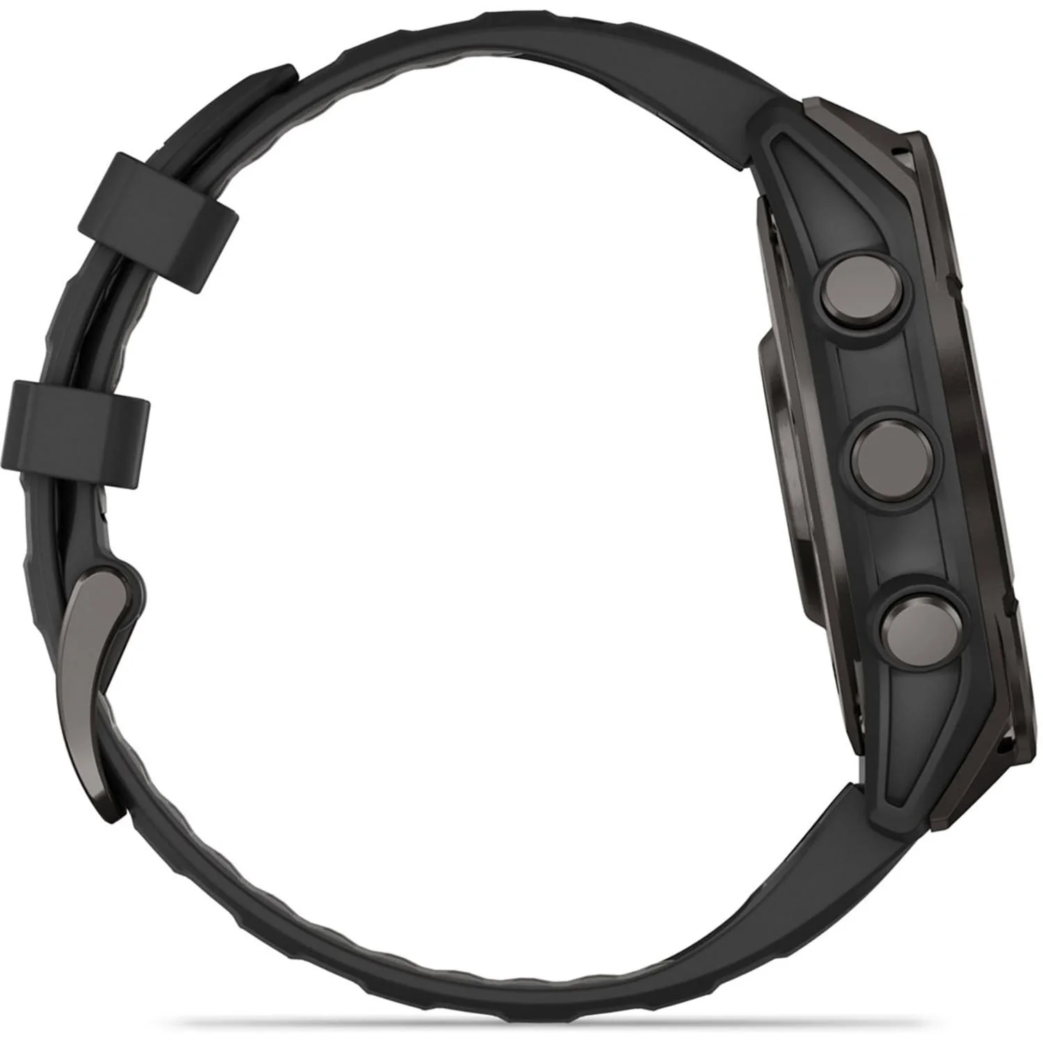 Garmin Fenix 8 47 mm, AMOLED, Sapphire, Carbon Gray Titanium with Black Silicone Band - Image 4