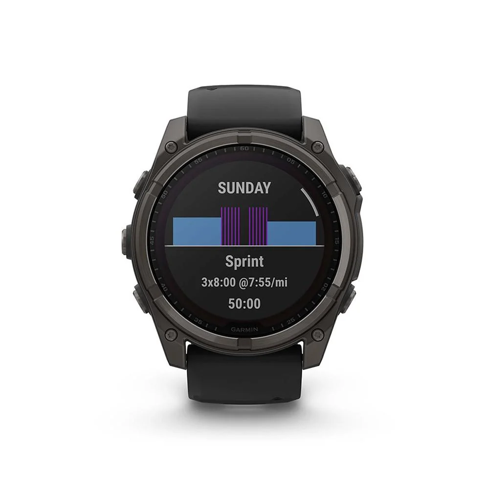 Garmin Fenix 8 47 mm Solar Sapphire Gray with Screen Protector & 2 Year Warranty - Image 7