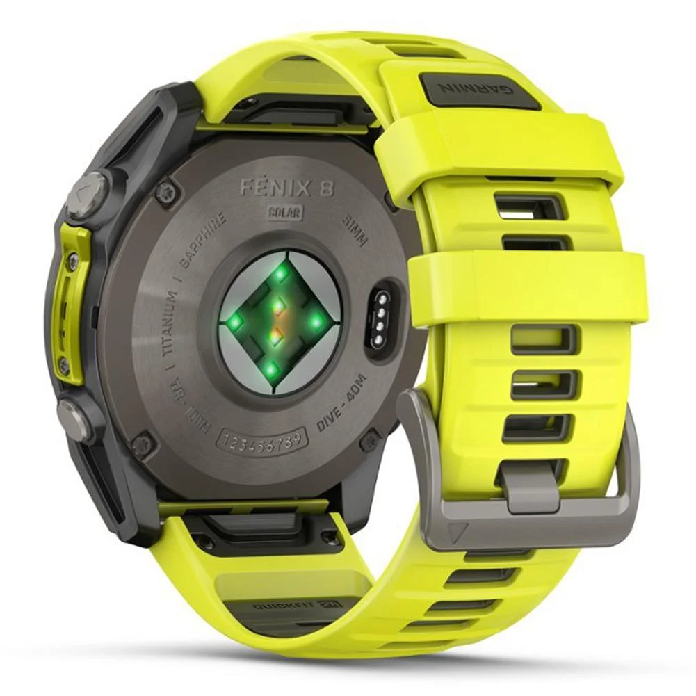 Garmin Fenix 8 47mm Solar Sapphire, Titanium +Charging Dock + Dust Cover Bundle - Image 8