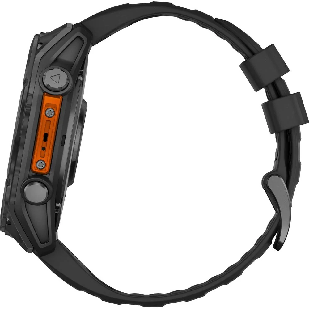 Garmin Fenix 8 51 mm, AMOLED Slate Gray with Black Silicone Band - Image 5