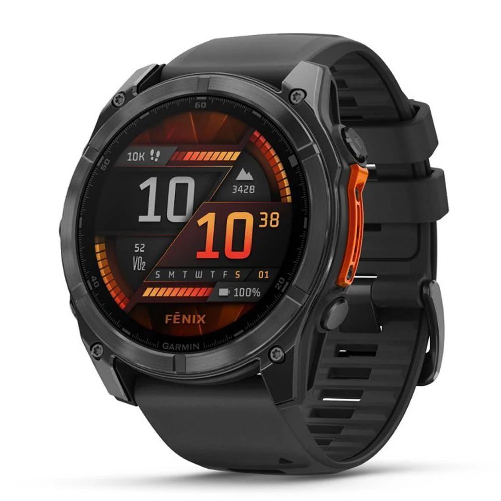Garmin Fenix 8 51mm AMOLED Sapphire Gray w/ Black Band + 2 Year Warranty Bundle - Image 5