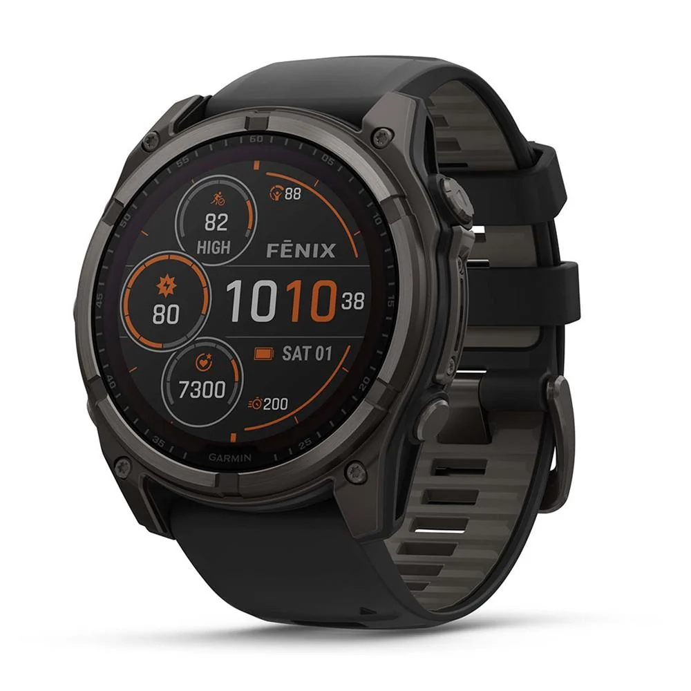 Garmin Fenix 8 51mm Smartwatch, Solar, Sapphire + Accessories Bundle - Image 2