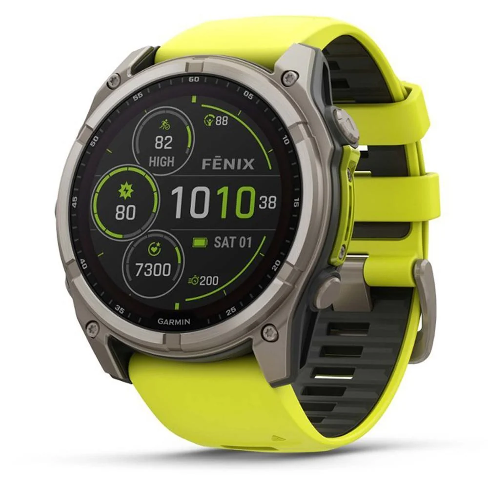 Garmin Fenix 8 51mm Smartwatch, Solar Sapphire, Titanium + Accessories Bundle - Image 2