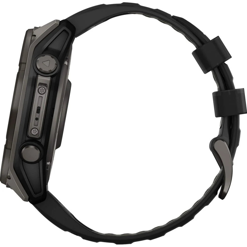 Garmin Fenix 8 51mm Solar Sapphire, Carbon Gray DLC Titanium w/ Black/Pebble Gray Band - Image 10
