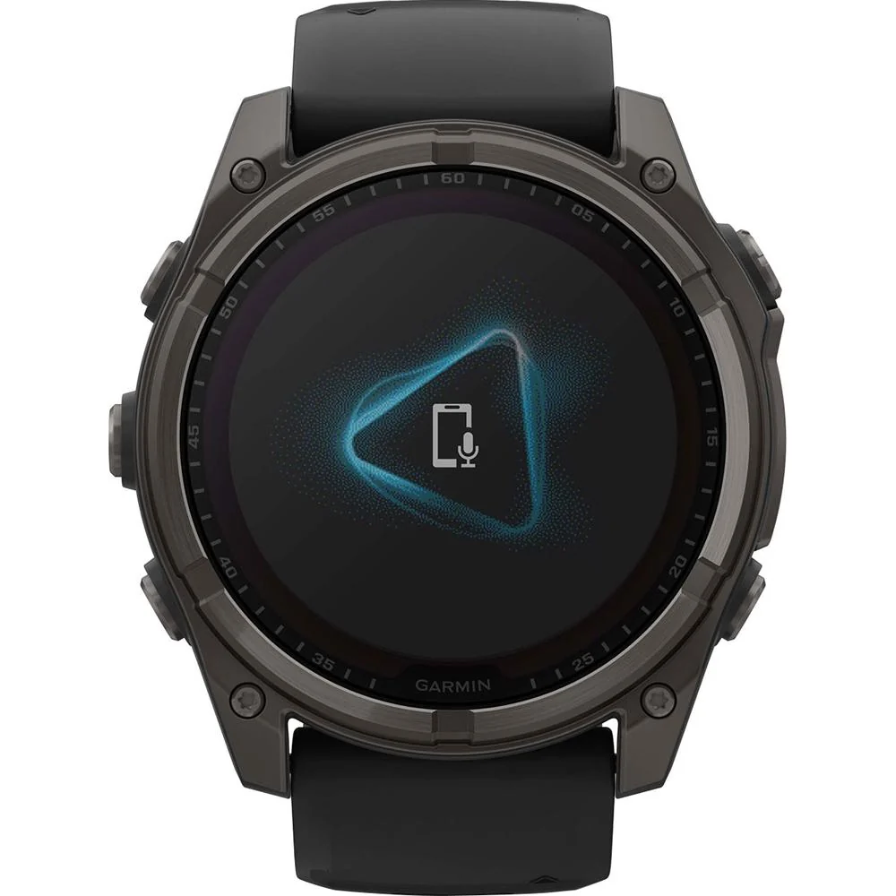 Garmin Fenix 8 51mm Solar Sapphire, Carbon Gray DLC Titanium w/ Black/Pebble Gray Band - Image 7