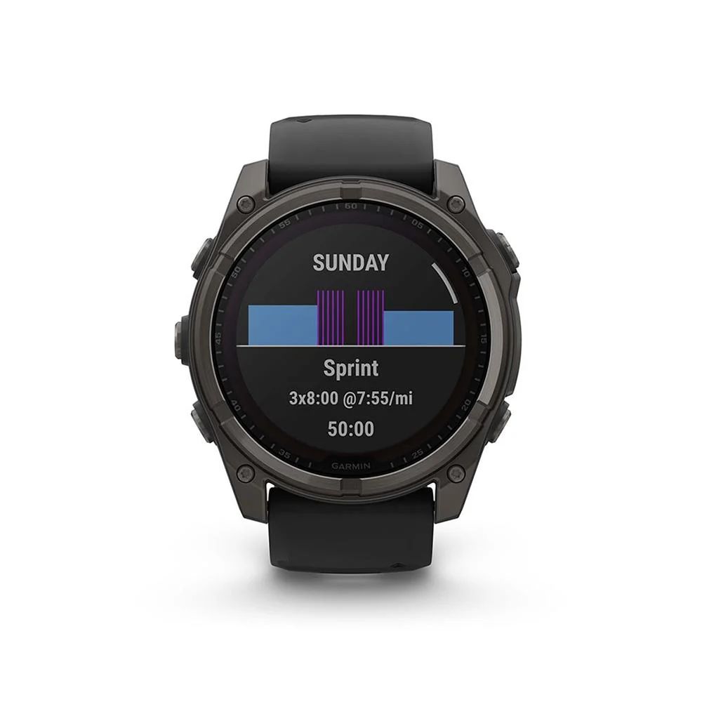 Garmin Fenix 8 51mm Solar Sapphire Carbon Gray with Towel & Safety Light - Image 7