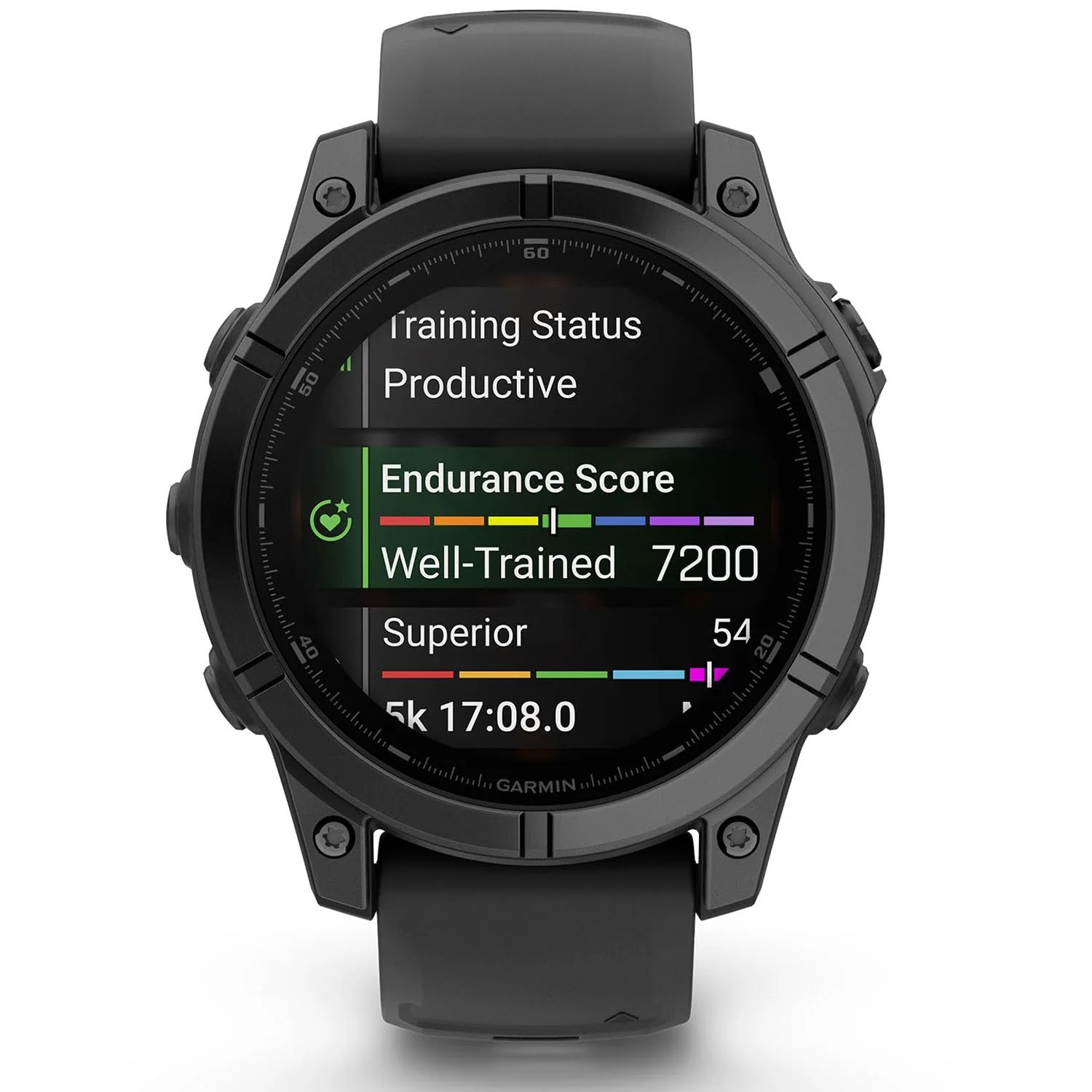 Garmin fenix E 47 mm, AMOLED,Slate Gray Steel with Black Silicone Band - Image 2