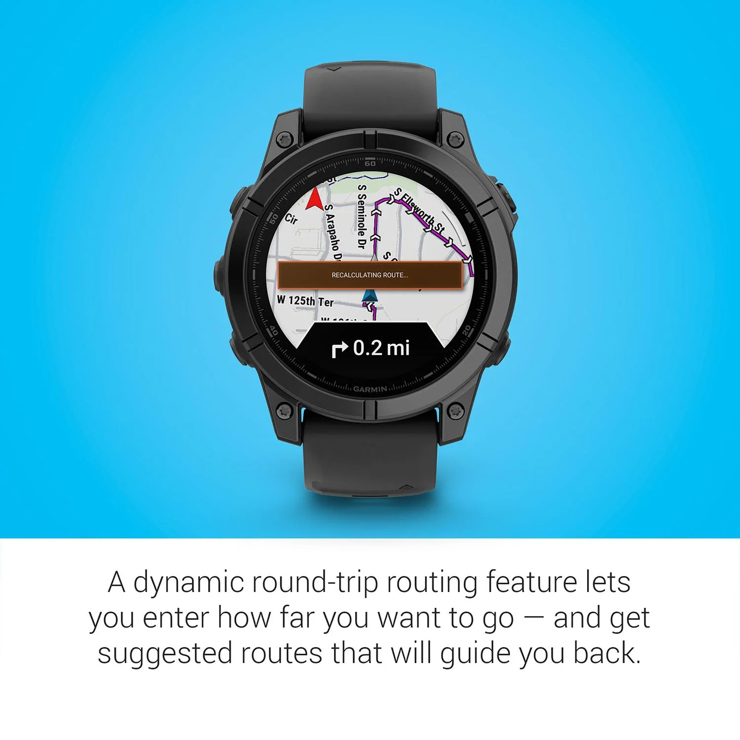 Garmin Fenix E 47mm AMOLED, Stainless Steel Band + Charging Dock + Dust Cover Bundle - Image 6
