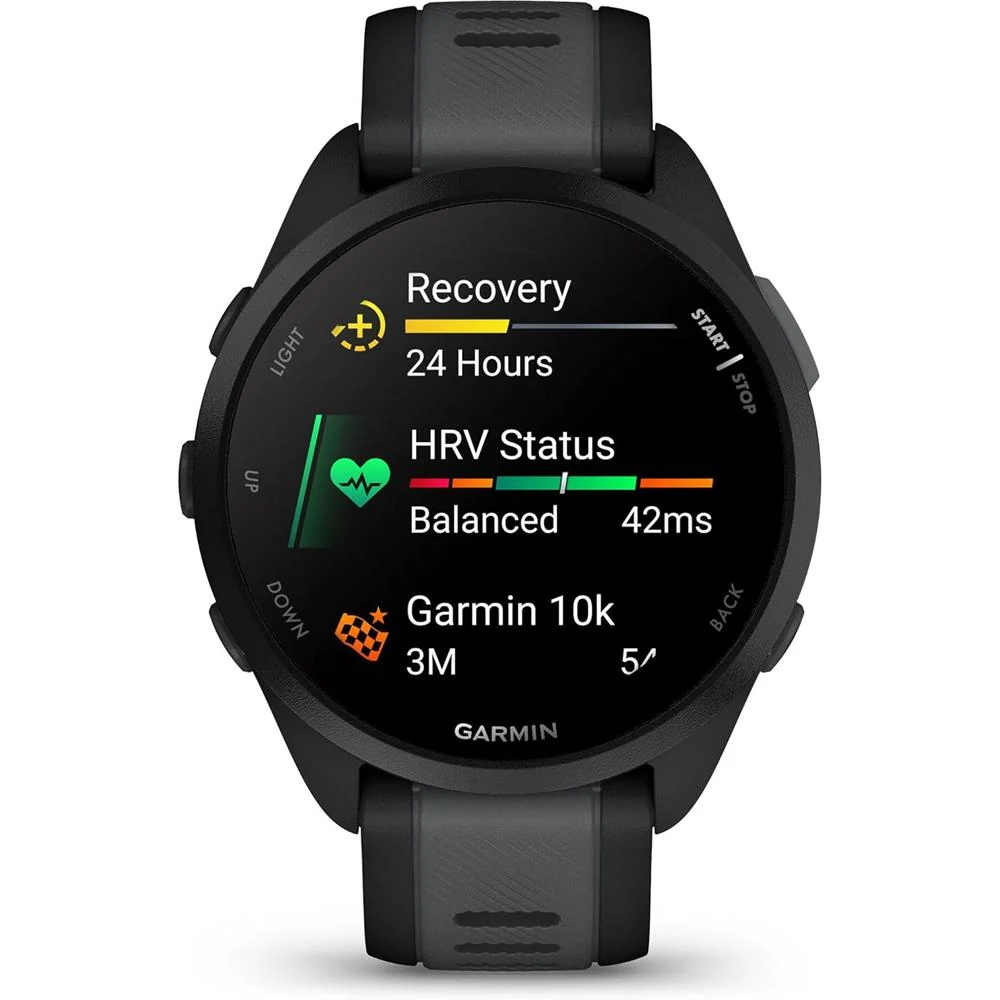 Garmin Forerunner 165 Music Smart Sport Watch, Black + Slate Gray w/ Fitness Bundle - Image 5
