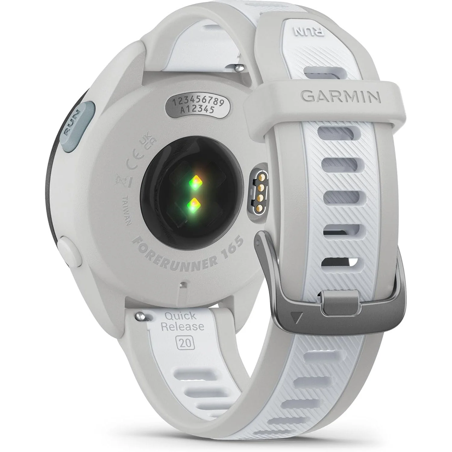 Garmin Forerunner 165 Music Smart Sport Watch, Mist Gray + Whitestone - Image 4