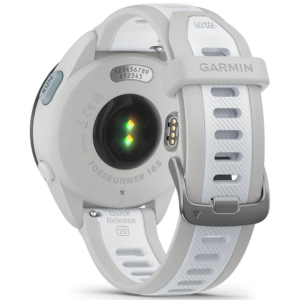 Garmin Forerunner 165 Music Sport Watch Gray + Whitestone with Charging Bundle - Image 9