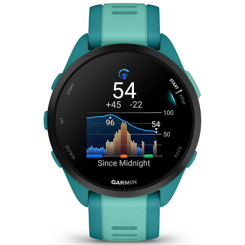 Garmin Forerunner 165 Music Sport Watch Turquoise + Aqua with Charging Bundle - Image 6
