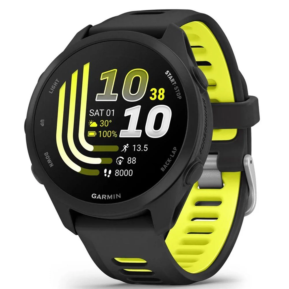 Garmin Forerunner 170 Music Black/Amp Yellow with Charging Dock Bundle - Image 2