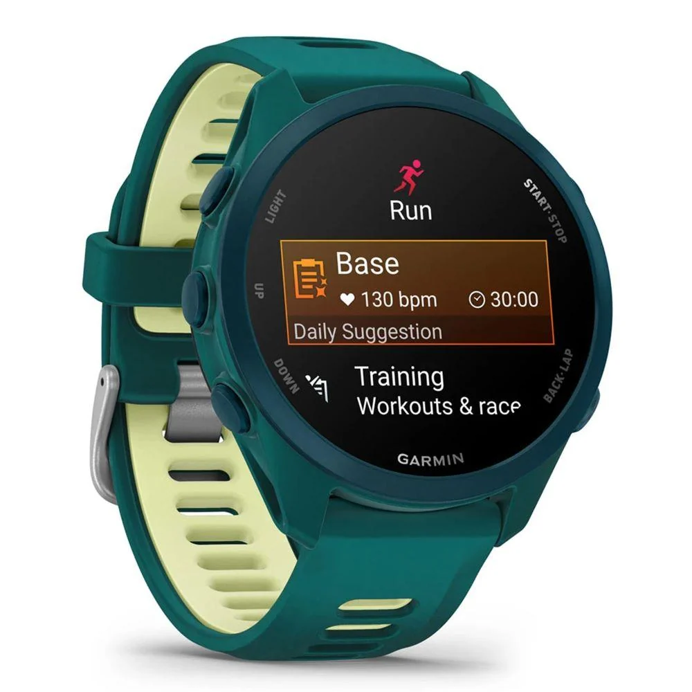 Garmin Forerunner 170 Music Teal Green/Citron with Charging Dock Bundle - Image 3