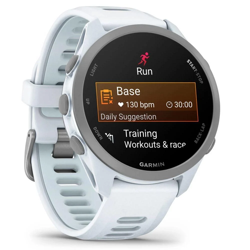 Garmin Forerunner 170 Music Whitestone/Cloud Blue with Charging Dock Bundle - Image 3