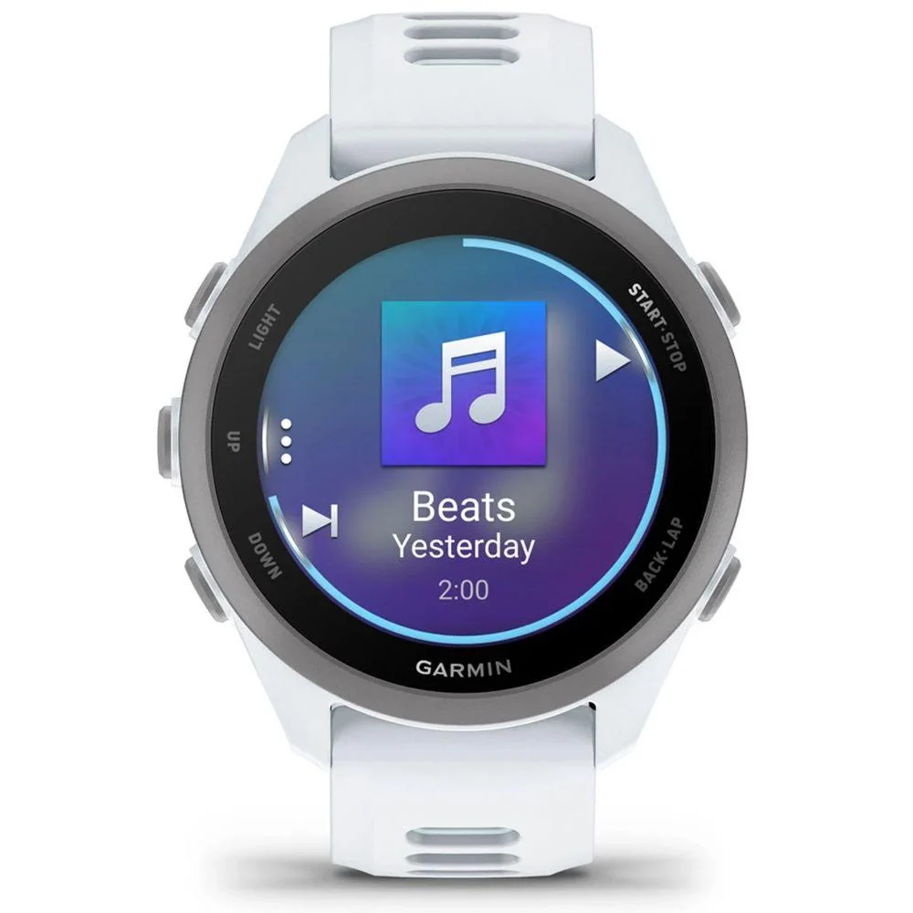 Garmin Forerunner 170 Music Whitestone/Cloud Blue with Charging Dock Bundle - Image 4