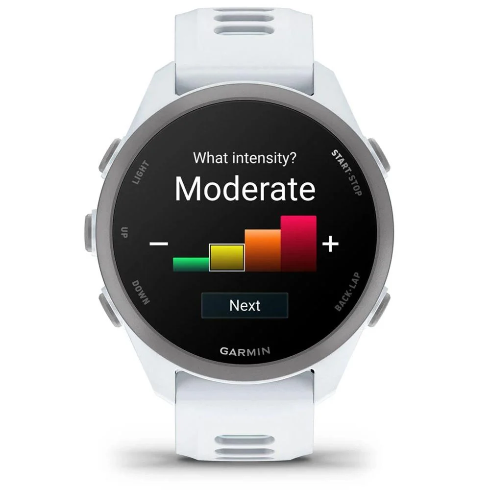 Garmin Forerunner 170 Music Whitestone/Cloud Blue with Nylon Elastic Band Bundle - Image 5