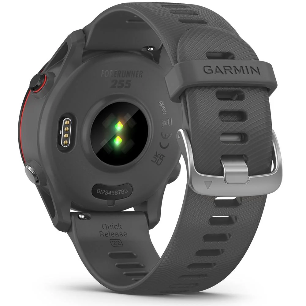 Garmin Forerunner 255 GPS Smartwatch Slate Gray + Bottle & Heart Rate Strap M-XL - Image 9