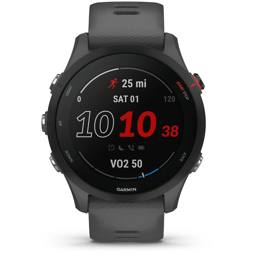 Garmin Forerunner 255 GPS Smartwatch Slate Gray + Bottle & Heart Rate Strap XS-S - Image 4