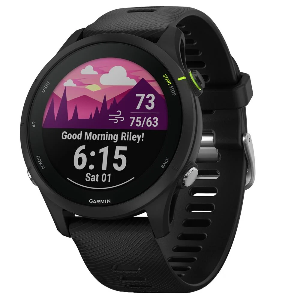 Garmin Forerunner 255 Music GPS Smartwatch Black+Bottle & Heart Rate Strap M-XL - Image 3
