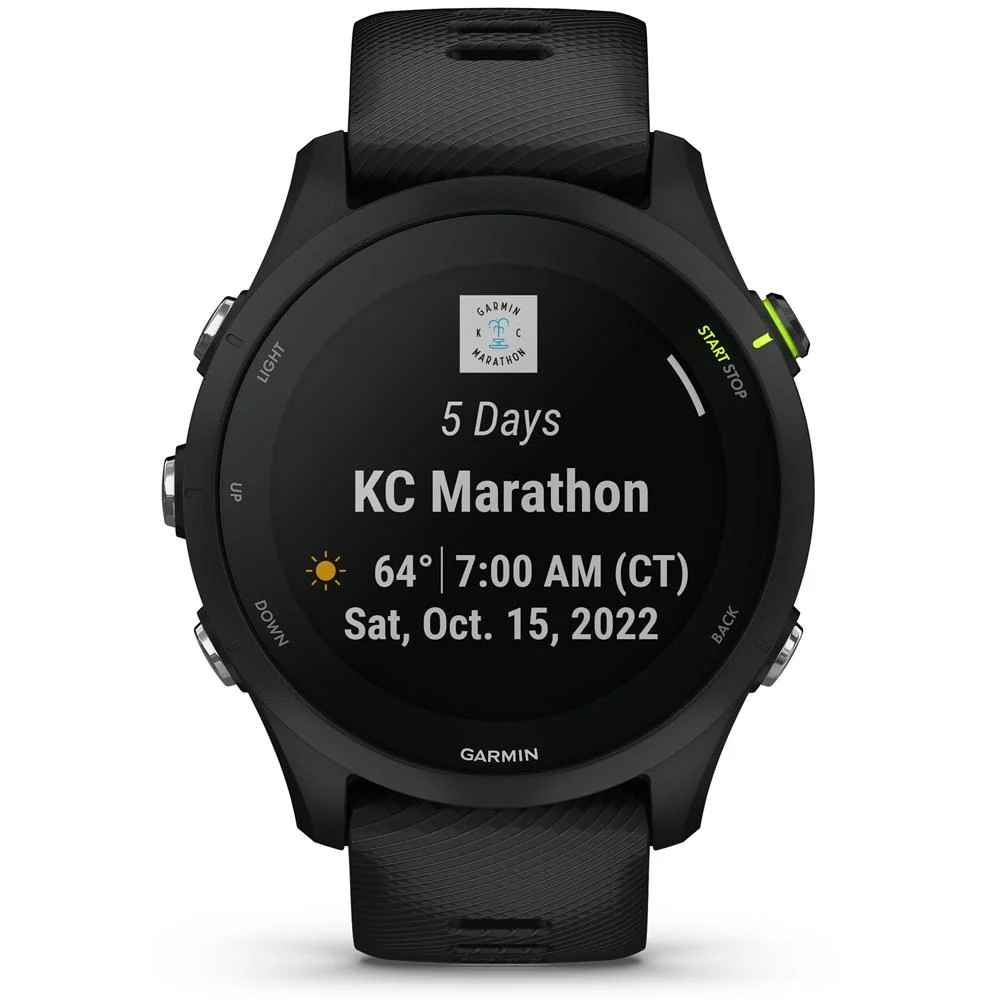 Garmin Forerunner 255 Music GPS Smartwatch Black+Bottle & Heart Rate Strap M-XL - Image 8