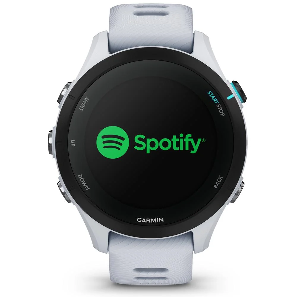 Garmin Forerunner 255 Music GPS Smartwatch White +Bottle & Heart Rate Strap M-XL - Image 4