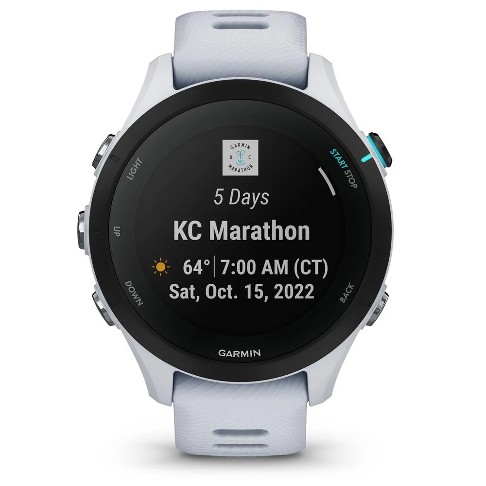 Garmin Forerunner 255 Music GPS Smartwatch, Whitestone w/ Accessories Bundle - Image 7