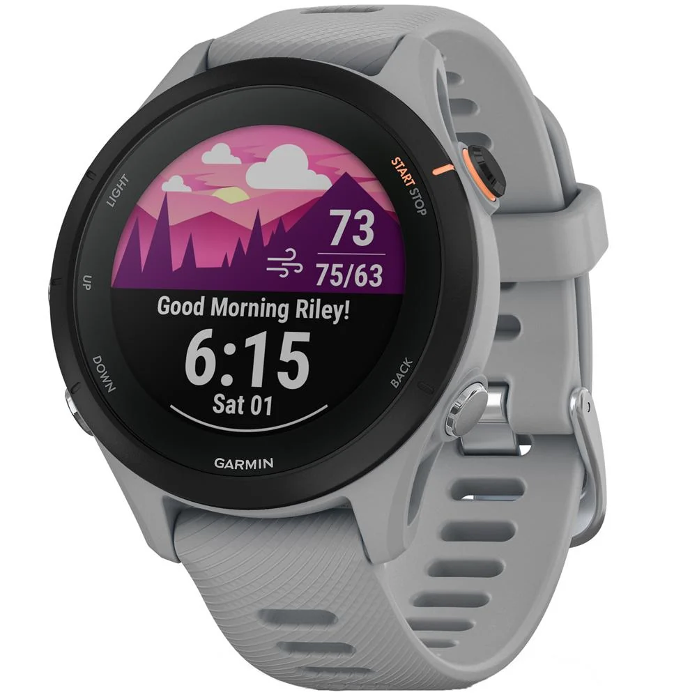 Garmin Forerunner 255S GPS Smartwatch Powder Grey+Bottle & Heart Rate Strap XS-S - Image 3