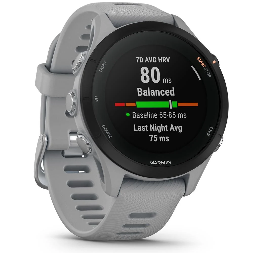 Garmin Forerunner 255S GPS Smartwatch, Powder Grey w/ Accessories Bundle - Image 4