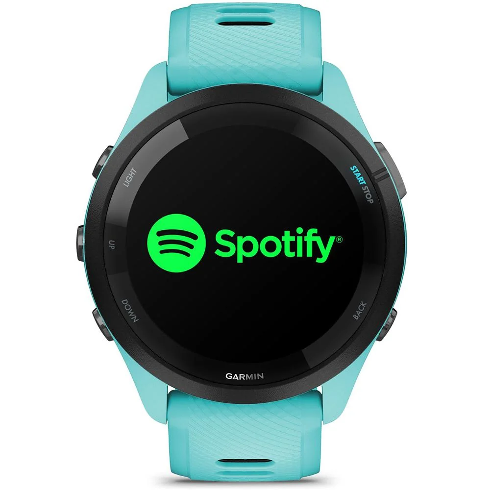 Garmin Forerunner 265 GPS Smartwatch Aqua/Black + Bottle & Heart Rate Strap M-XL - Image 9