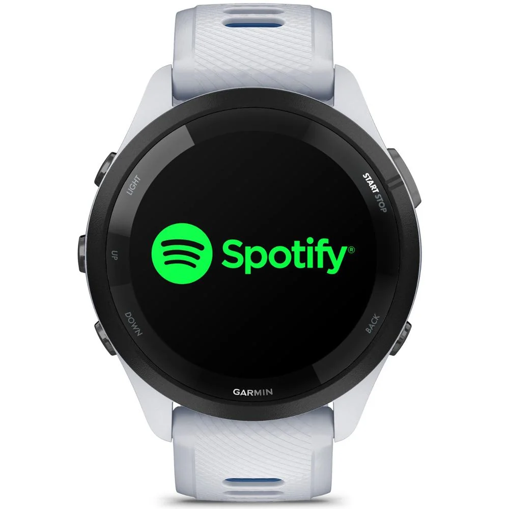 Garmin Forerunner 265 GPS Smartwatch, Whitestone/Tidal Blue w/ Accessories Bundle - Image 7